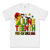 White juneteenth fist free ish since 1865 Classic Tee - HRA Design Shop