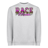 Heather Grey race mom Heavyweight Sweatshirt - Zillion Design Studio