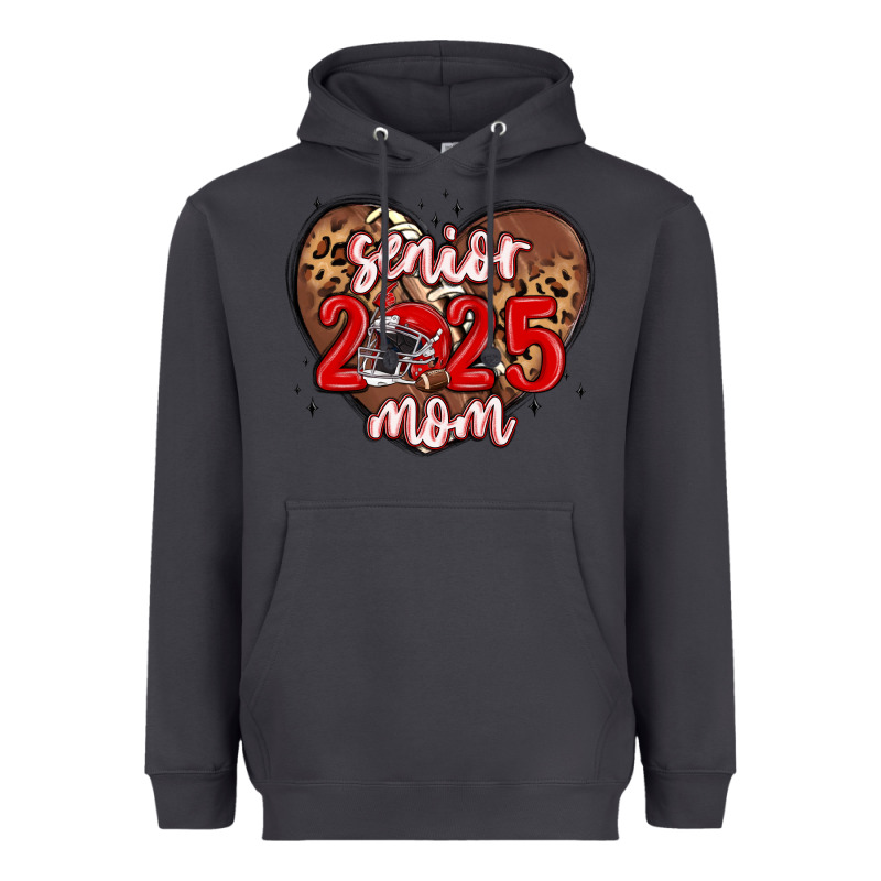 Senior 2025 Mom Football Heavyweight Hoodie by MaliasSmallBusiness | Teevron