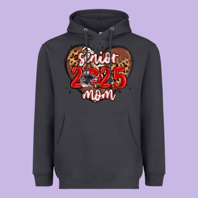 Senior 2025 Mom Football Heavyweight Hoodie Designed By Maliassmallbusiness