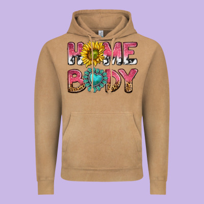 Homebody Vintage Hoodie Designed By Texasbilliewilder