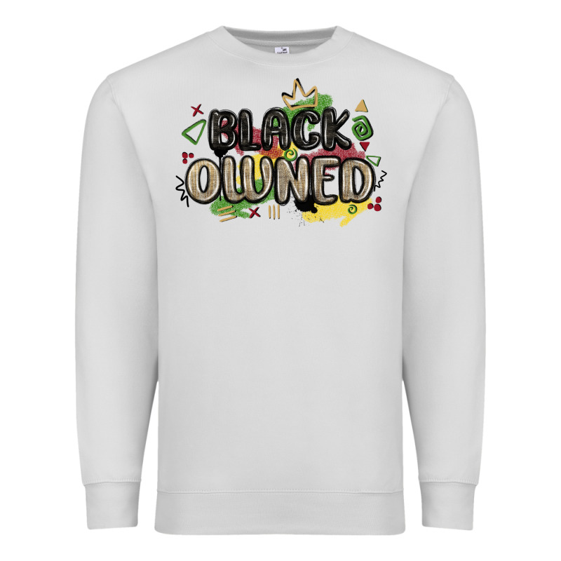 Black Owned Premium Sweatshirt by MaliasSmallBusiness | Teevron