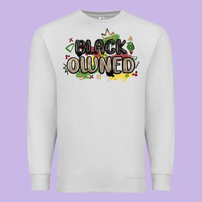 Black Owned Premium Sweatshirt Designed By Maliassmallbusiness
