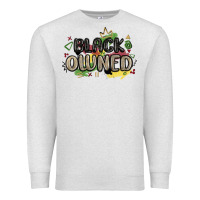 Oatmeal Heather black owned Premium Sweatshirt - MaliasSmallBusiness