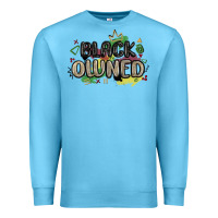 Ocean Blue black owned Premium Sweatshirt - MaliasSmallBusiness