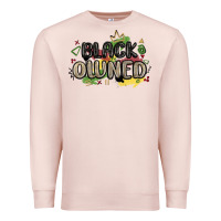 Pale Pink black owned Premium Sweatshirt - MaliasSmallBusiness