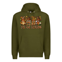 Army Green 'tis the season gnomies bbs Premium Hoodie - BundleAndBundleShop