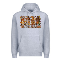 Heather Grey 'tis the season gnomies bbs Premium Hoodie - BundleAndBundleShop