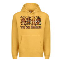Mustard 'tis the season gnomies bbs Premium Hoodie - BundleAndBundleShop