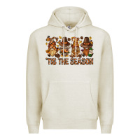 Oatmeal Heather 'tis the season gnomies bbs Premium Hoodie - BundleAndBundleShop