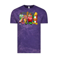 Cloud Purple italy coffee cups Vintage Tee - Zillion Design Studio