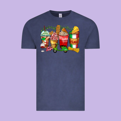Italy Coffee Cups Vintage Tee Designed By Zillion Design Studio
