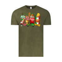 Vintage Olive italy coffee cups Vintage Tee - Zillion Design Studio