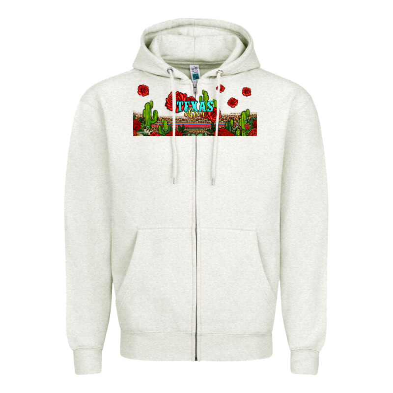 Texas Chica Zipper Hoodie by Jasminsmagicworld | Teevron