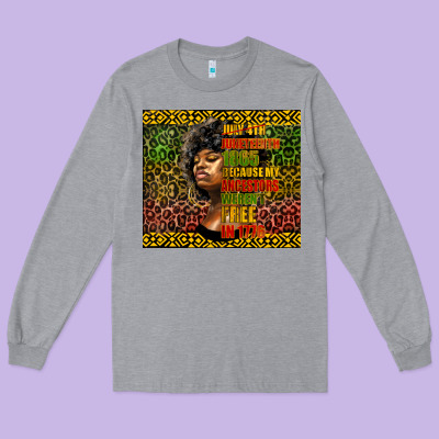 Juneteenth Celebrate Long Sleeve Tee Designed By Hra Design Shop