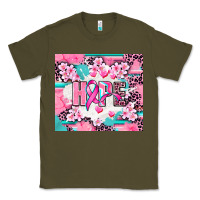 Army Green hope breast cancer Classic Tee - AdoDesignShop