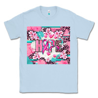 Dusty Blue hope breast cancer Classic Tee - AdoDesignShop
