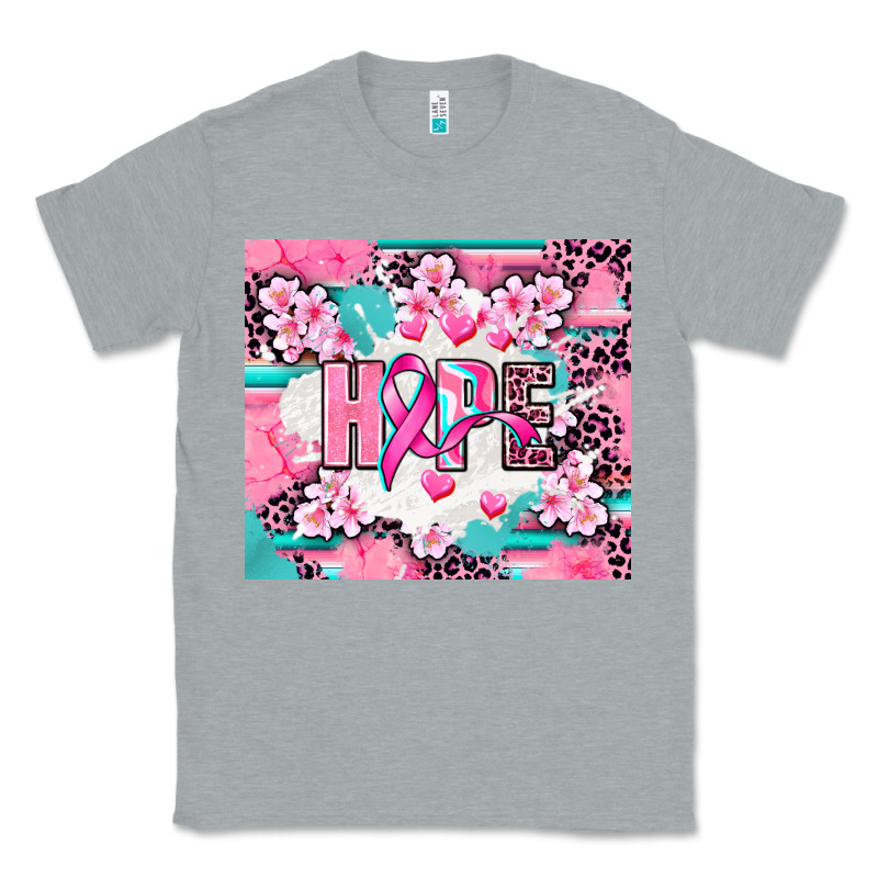 Hope Breast Cancer Classic Tee by AdoDesignShop | Teevron