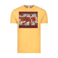 Vintage Mustard love ladybug Vintage Tee - BarkalooDesign
