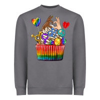 Storm pride rainbow cupcake Heavyweight Sweatshirt - texasbilliewilder