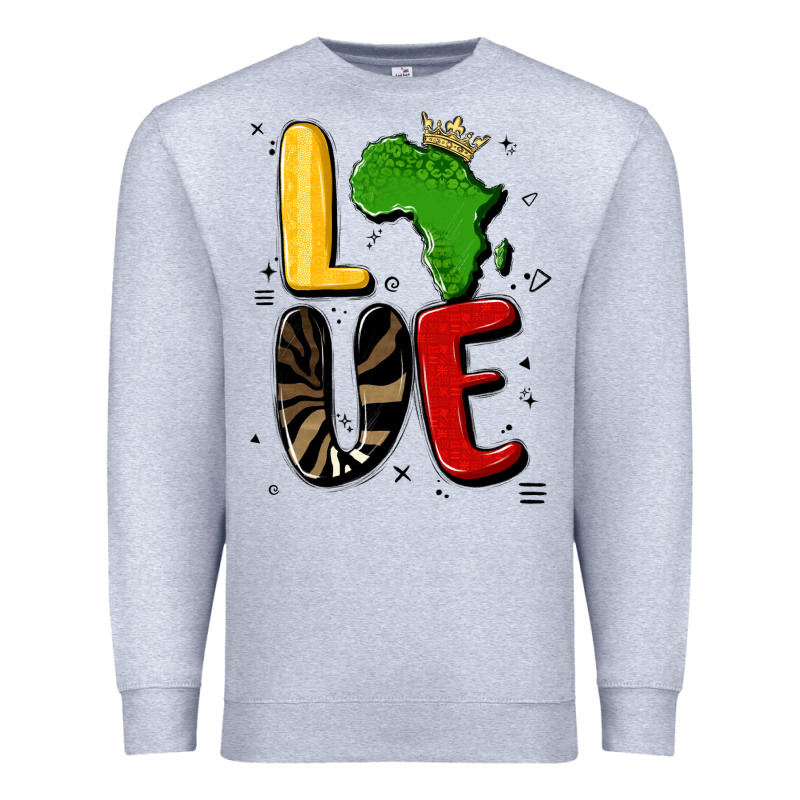 Africa Love Premium Sweatshirt by MaliasSmallBusiness | Teevron