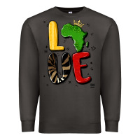 Smoke africa love Premium Sweatshirt - MaliasSmallBusiness