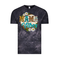 Cloud Black mama vibes with daisies Vintage Tee - texasbilliewilder