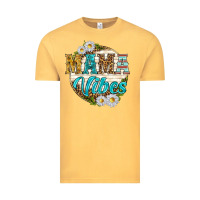 Vintage Mustard mama vibes with daisies Vintage Tee - texasbilliewilder