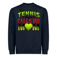 Navy my favorite tennis player calls me mom Heavyweight Sweatshirt - Zillion Design Studio
