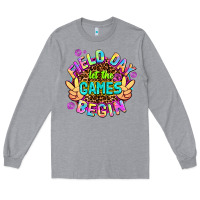 Heather Grey field day let the games begin Long Sleeve Tee - AdoDesignShop