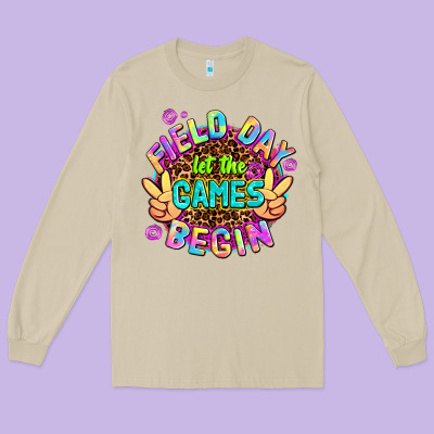 Field Day Let The Games Begin Long Sleeve Tee Designed By Adodesignshop