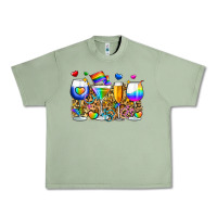 Oil Green pride wine cups Urban Heavy Tee - Zillion Design Studio