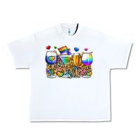 White pride wine cups Urban Heavy Tee - Zillion Design Studio