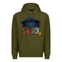 Army Green 2023 graduation hat bbs Premium Hoodie - BundleAndBundleShop