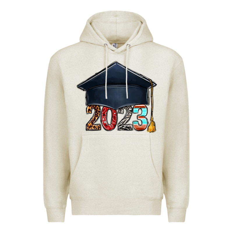 2023 Graduation Hat Bbs Premium Hoodie by BundleAndBundleShop | Teevron