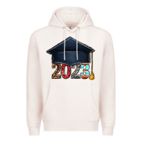 Pale Pink 2023 graduation hat bbs Premium Hoodie - BundleAndBundleShop