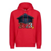 Red 2023 graduation hat bbs Premium Hoodie - BundleAndBundleShop