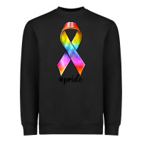 Black pride ribbon Heavyweight Sweatshirt - texasbilliewilder