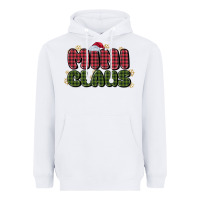 White mini claus Heavyweight Hoodie - MaliasSmallBusiness