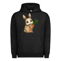 Pigment Black eastrt bunny carrot Urban Hoodie - RanaPortraitStore