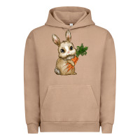 Pigment Burro eastrt bunny carrot Urban Hoodie - RanaPortraitStore