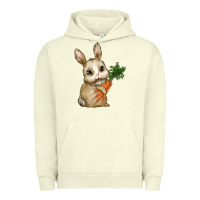 Pigment Pistachio eastrt bunny carrot Urban Hoodie - RanaPortraitStore
