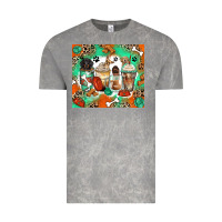 Cloud Rock dog coffee cups Vintage Tee - Zillion Design Studio