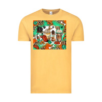 Vintage Mustard dog coffee cups Vintage Tee - Zillion Design Studio