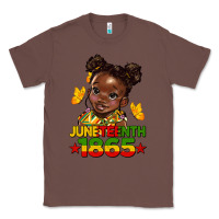 Chestnut juneteenth 1865 afro girl Classic Tee - HRA Design Shop