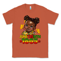Copper juneteenth 1865 afro girl Classic Tee - HRA Design Shop