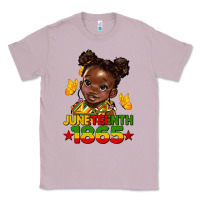Lilac juneteenth 1865 afro girl Classic Tee - HRA Design Shop