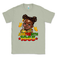 Matcha juneteenth 1865 afro girl Classic Tee - HRA Design Shop