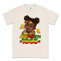 Natural juneteenth 1865 afro girl Classic Tee - HRA Design Shop