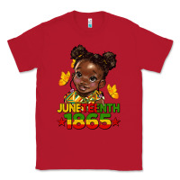 Red juneteenth 1865 afro girl Classic Tee - HRA Design Shop